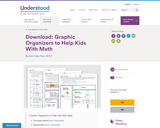 Graphic Organizers to Help Kids With Math