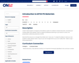Introduction to MTSS PD Materials – ONlit.org