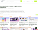 International Women's Day Teaching Resources (K-7)