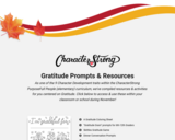 Gratitude Resources from CharacterStrong