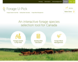 Forage U-Pick – An interactive forage species selection tool for Canada