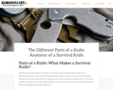 The Different Parts of a Knife: Anatomy of a Survival Knife