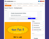 Free Online Multiplication Flash Cards