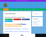 Cool Kids Facts - Fun Facts For Kids