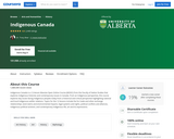 Free Online Course from U of A - Indigenous Canada