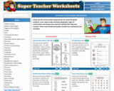 1st Grade Social Studies Worksheets