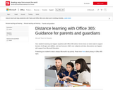 Distance learning with Office 365: Guidance for parents and guardians