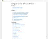 Saskatchewan — Computer Science 20 Saskatchewan