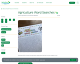 Agriculture Word Searches