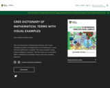 CREE DICTIONARY OF MATHEMATICAL TERMS WITH VISUAL EXAMPLES – Simple Book Publishing