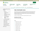 Take a Food Handler Course