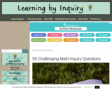 50 Challenging Math Inquiry Questions