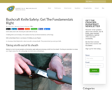 Bushcraft Knife Safety: Get The Fundamentals Right