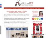 250+ Charades Ideas for Kids & Families