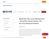 Podcast - Big Brother Terry and a Big Discovery - Darrell Fox (Senior Advisor, The Terry Fox Research Institute)