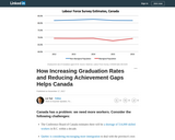 How Increasing Graduation Rates and Reducing Achievement Gaps Helps Canada