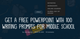 Free Writing Prompts for Middle Grades
