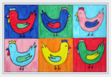 Pop Art: Andy Warhol Chickens