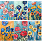Mixed Media: Shelli Walters-Inspired Mixed-Media Collaged Flowers