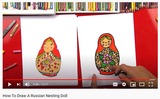How To Draw A Russian Nesting Doll