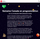 Semaine Canada en programmation - Sauvons la planète des cacas?!