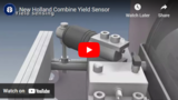 New Holland Combine Yield Sensor