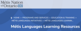 Métis Languages Learning Resources