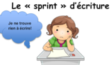 Le "sprint" d’écriture – Activités d'apprentissage (4e-5e)