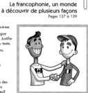 La francophonie, un monde à découvrir de plusieurs façons – Activités d'apprentissage (6e-7e)