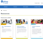 Ophea ressources - Écoles saines - Communautés saines