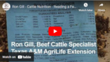 Ron Gill - Cattle Nutrition - Reading a Feed Label