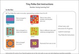 Tiny Polka Dot Print and Play - Printer Friendly PDF