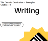 Writing: Ontario Writing Benchmark Writing Tasks & Exemplars