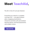 Teach Aid - Lesson Design & Content Creation Tools