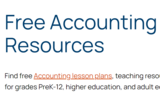 Free Accounting Lesson Plans & Resources