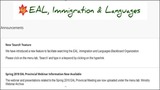 EAL and Immigration Portal - Blackboard Learn