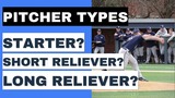 The Skillsets of Starting Pitchers, Short Relievers vs Long Relievers
