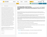 Learning Guide- 21st Century Competencies: Professional Development Focus for 2013-2014