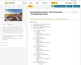 Social Studies Grade 2 - My Community  -  A Collaborative Unit