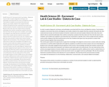 Health Science 20 - Excrement Lab & Case Studies - Dakota de Caux