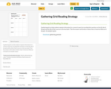 Gathering Grid Reading Strategy