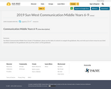 Communication Guidebook  - 6-9 Sun West