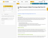 Computer & Digital Technology - 10-12 (High School) Sun West