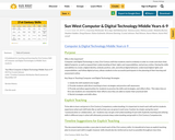 Computer & Digital Technology Guidebook - 6-9 (Middle Years) Sun West