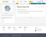 Websites to Support Math