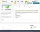 The Best Web Tools for Making Fast Formative Assessments by Global Digital Citizen Foundation
