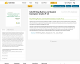 EAL Writing Rubrics and Student Exemplars: Grades 9-12