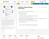 Scholastic 3-Minute Reading Assessments