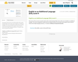 English as an Additional Language (EAL) Level 4