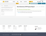 EAL:   Elementary CFR Progress Report